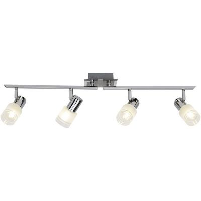 Metalni stropni reflektor krom, Blake, 28 W, LED 2700 K