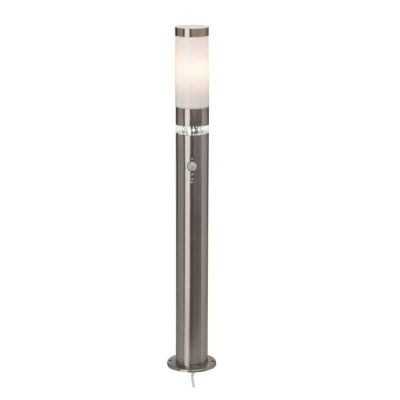 Plastični rasvjetni stup sa senzorom pokreta krom, Sage, 5 W, LED 3000 K, IP44