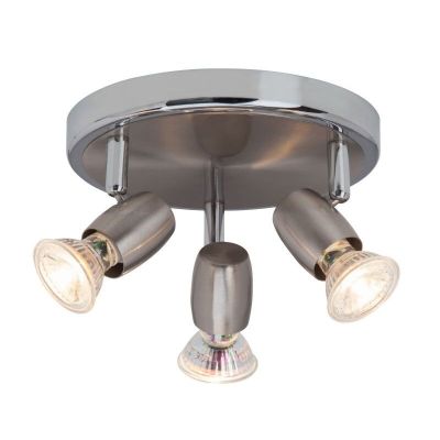 Metalni stropni reflektor krom, Wietse, 7 W, LED 3000 K