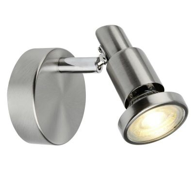 Metalna zidna lampa krom, Robel