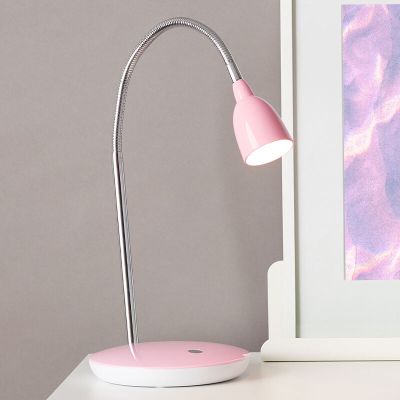 Plastična lampica roza, Kit, 3 W, LED 3000 K, s prekidačem