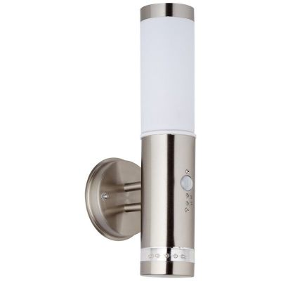 Plastična vanjska zidna lampa sa senzorom pokreta krom, Sage, 4 W, LED 3000 K, IP44