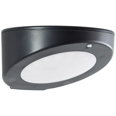 Moderna solarna vanjska zidna lampa crna, Winesh, 3 W, LED 4000 K, IP44