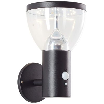 Moderna solarna vanjska zidna lampa crna, Saar, 3 W, LED 3000 K, IP44