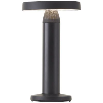 Metalna punjiva stolna lampa crna, Kubilay, 2 W, LED 4000 K, IP44, s prekidačem
