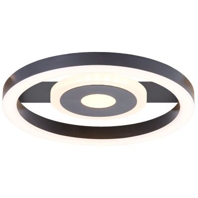 Dizajnerska plafonjera crna, Konrad, 9 W, LED 3000 K