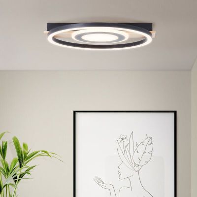 Dizajnerska plafonjera smeđa, Konrad, 20 W, LED 3000 K