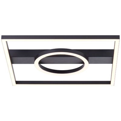 Dizajnerska plafonjera crna, Konrad, 20 W, LED 3000 K