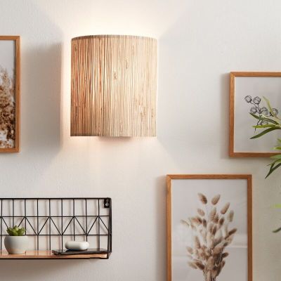 Rustikalna zidna lampa bež, Wenda