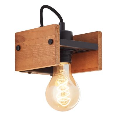 Rustikalna zidna lampa smeđa, Rasha