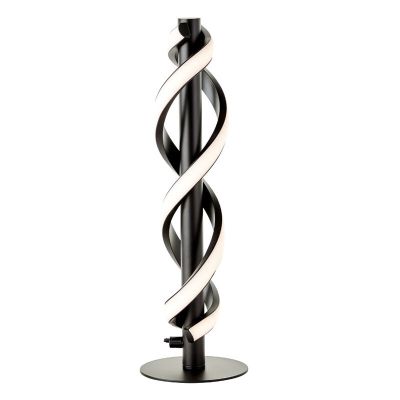 Moderna stolna lampa crna, Quang, 9 W, LED 3000 K, s prekidačem