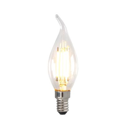 Prigušiva E14 Olucia LED žarulja s vrhom, 3W, prozirno staklo, 2700k