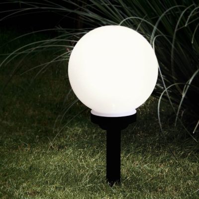 Plastična lampa s šiljkom crna, Zora, 0,5 W, LED 3000 K, IP44, s prekidačem