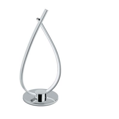Plastična moderna stolna lampa krom, Therese, 14 W, LED 3000 K, s prekidačem