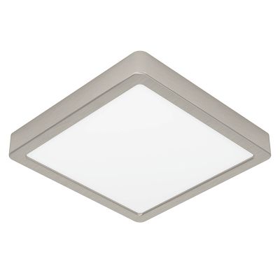 Plastična plafonjera nikalna, Geraldo, 17 W, LED 3000 K