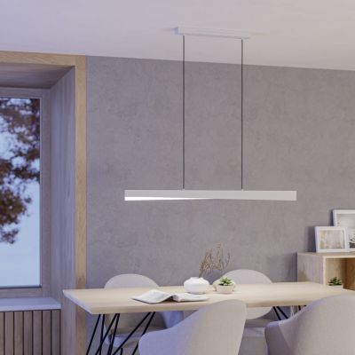 Plastična dizajnerska pametna visilica bijela, Birkan, 19 W, LED RGBW, s daljinskim upravljačem