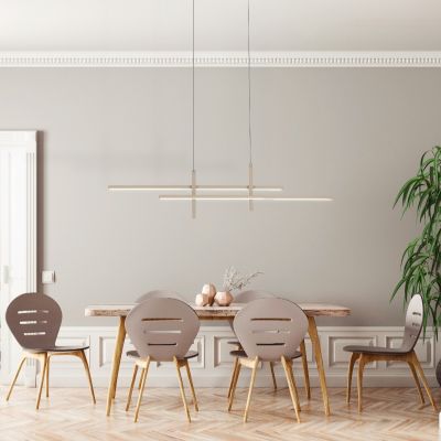 Plastična moderna visilica smeđa, Thera, 20 W, LED 3000 K