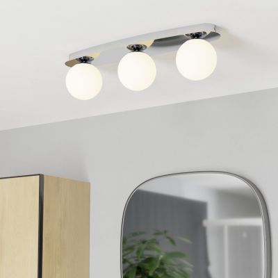 Čelična moderna stropna rasvjeta krom, Cornee, 4,2 W, LED 2700 K, IP44