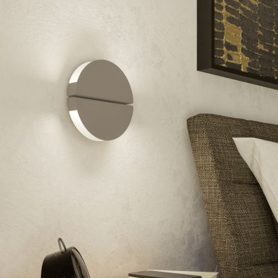 Nehrđajuća Čelična moderna zidna lampa smeđa, Patricius, 4,5 W, LED white switch, IP44