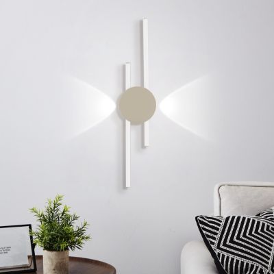 Aluminijska dizajnerska zidna lampa smeđa, Vixa, 20 W, LED 3000 K