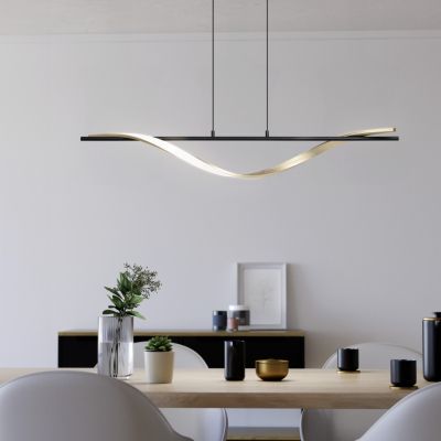 Plastična dizajnerska visilica mjeda, Cunera, 20 W, LED podesiv od tople do hladne bijele, s 3-stupanjskim prigušivanjem