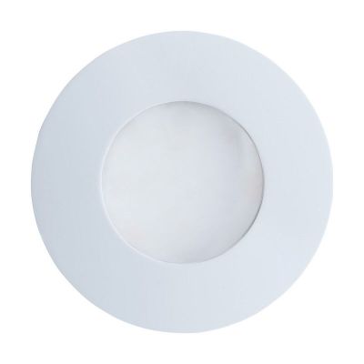 Staklena ugradbena lampa bijela, Margarita, IP65
