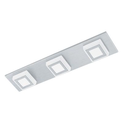 Plastična moderna plafonjera srebrna, Elsien, 3 W, LED 3000 K