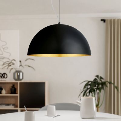 Metalna moderna kupolna lampa zlata, Geneva