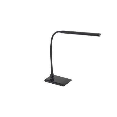 Plastična moderna lampica crna, Brennan, 5 W, LED 4000 K, s dodirnim prigušivačem