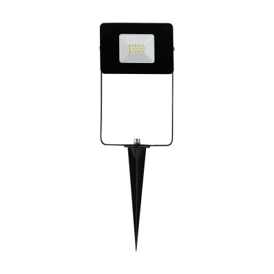 Aluminijska moderna lampa s šiljkom crna, Joey, IP65, s prekidačem