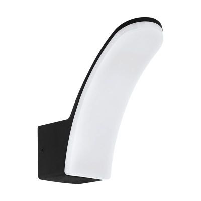 Aluminijska moderna vanjska rasvjeta crna, Oskar, 11 W, LED 3000 K, IP44
