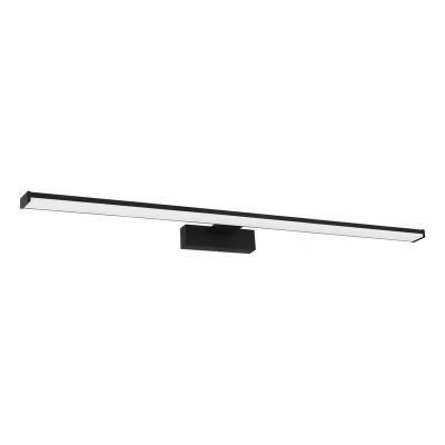 Aluminijsko moderno svjetlo za ogledalo crno, Nancy, 14 W, LED 4000 K, IP44