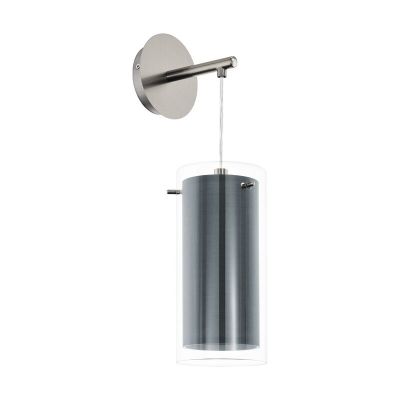 Čelična moderna zidna lampa nikalna, Barceno