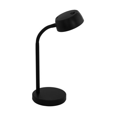 Plastična stolna lampa crna, Annelin, 4 W, LED 3000 K, s prekidačem