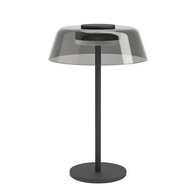 Čelična moderna stolna lampa crna, Arroyo, 7,2 W, LED RGBW