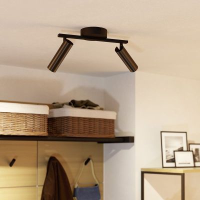 Čelični moderni stropni reflektor brončani, Valproto, 5 W, LED white switch