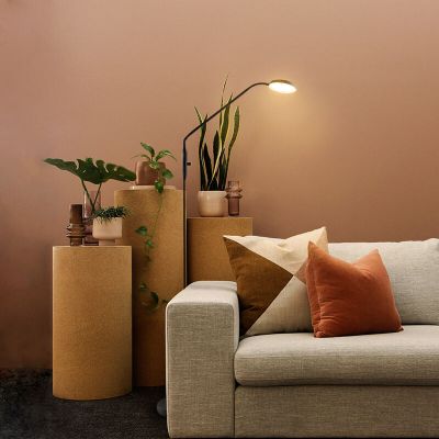 Moderna podna lampa za čitanje crna, Salvador, 5 W, LED 3000 K, s prekidačem