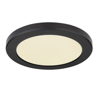 Plastična plafonjera crna, Cage, 18 W, LED podesiv od tople do hladne bijele