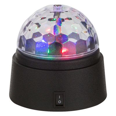 Višebojna disko rasvjeta od plastike, Laurin, 0,6W, RGB LED, s prekidačem