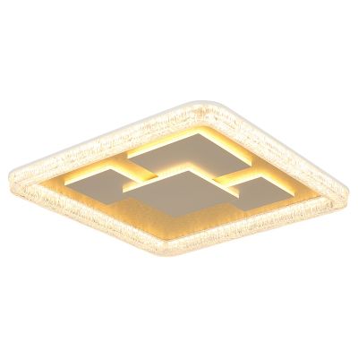 Akrilna dizajnerska plafonjera zlata, Lynsey, 40 W, LED 3000 K