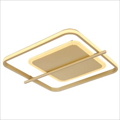 Aluminijska dizajnerska plafonjera zlata, Reinald, 36 W, LED 3000 K