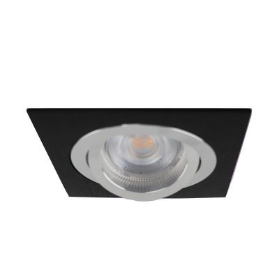 Crna ugradbena lampa aluminijska, Heido