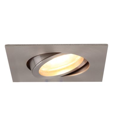 Aluminijska ugradbena lampa siva, Onno