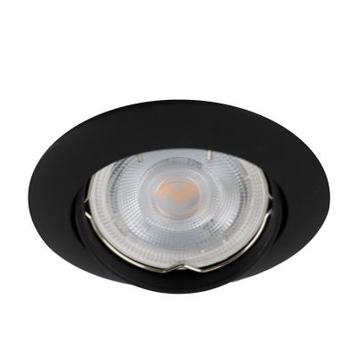 Aluminijska ugradbena lampa crna, Ipsi