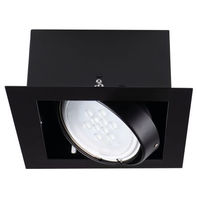 Crna ugradbena lampa moderna, Tracy