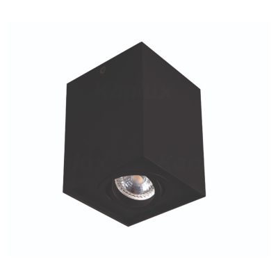 Aluminijski nadgradni reflektor crni, Gord