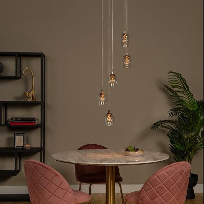 Prozirna visilica moderna, Berliane, 4 W, LED 2700 K