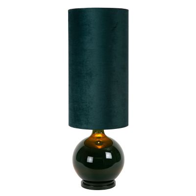 Zelena podna lampa retro, Esterad, s prekidačem