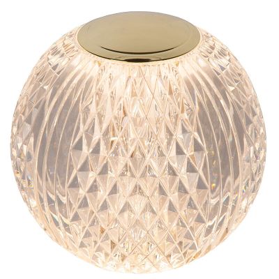 Prozirna stolna lampa moderna, Cintra, 2 W, LED 2700 K, s 3-stupanjskim prigušivanjem