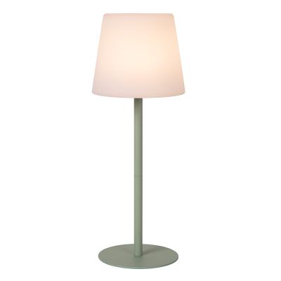 Zelena punjiva vanjska stolna lampa moderna, Tyon, 2 W, LED 2700 K, IP65, s dodirnim prigušivačem